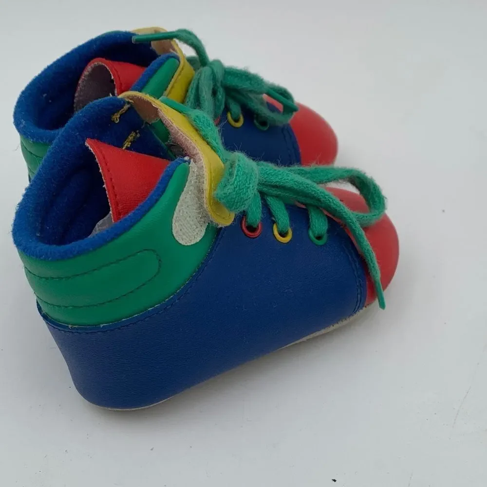 Vintage Gerber Baby Shoes Size 0 | Deadstock New in Package | Infant Newborn